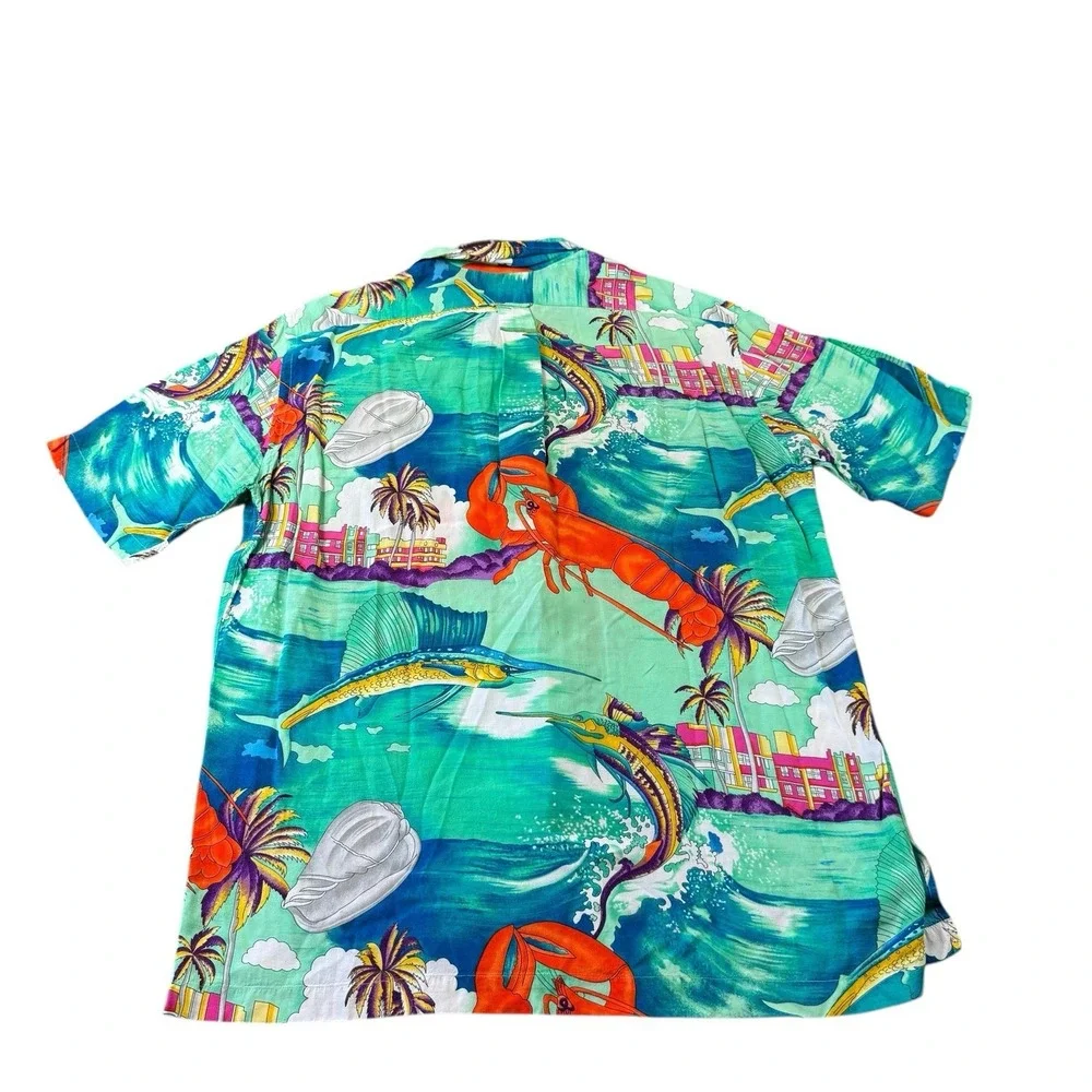 Polo Ralph Lauren Caldwell Lobster Marlin Loop Collar Button From Size Medium